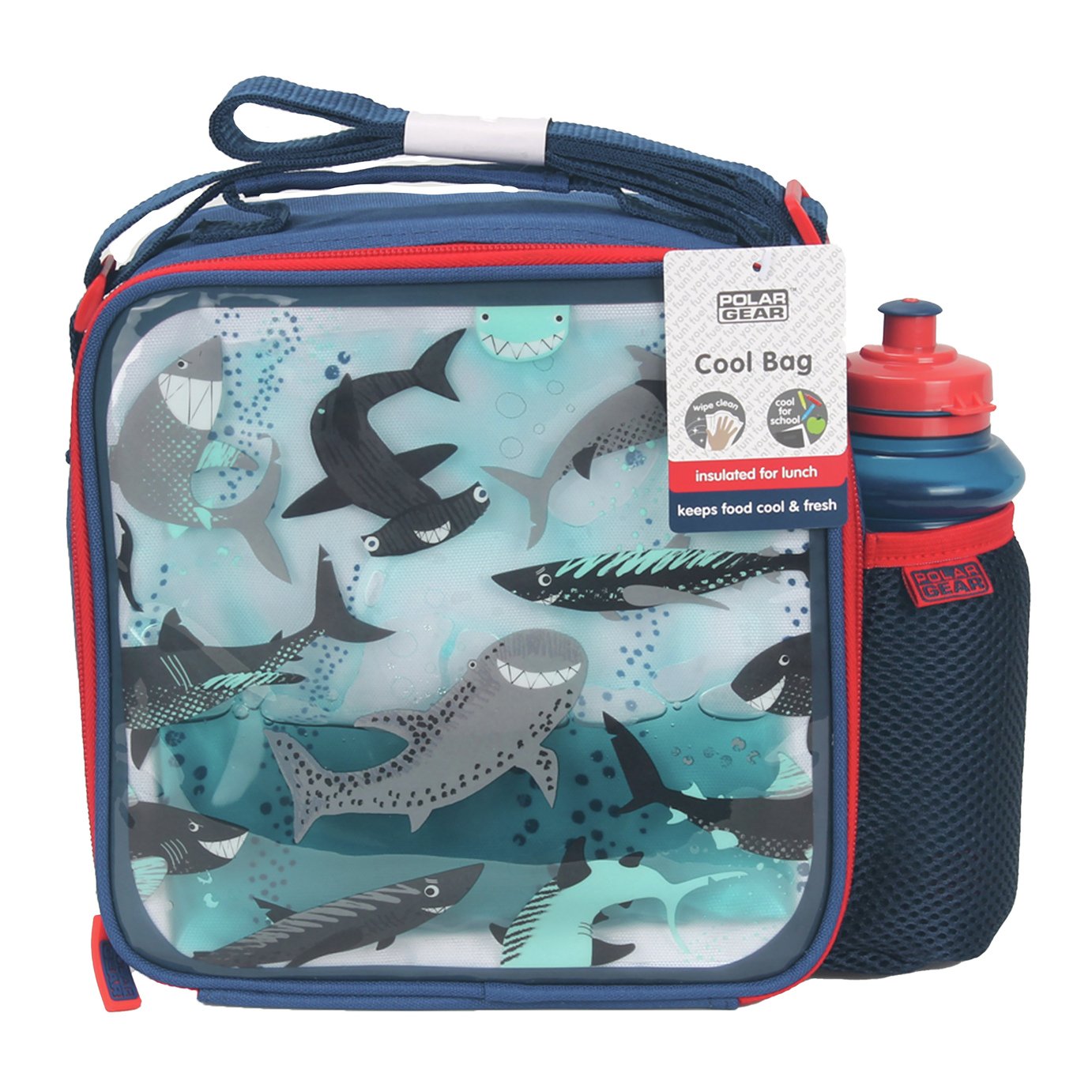 Shark Print Lunch Bag & Bottle Review