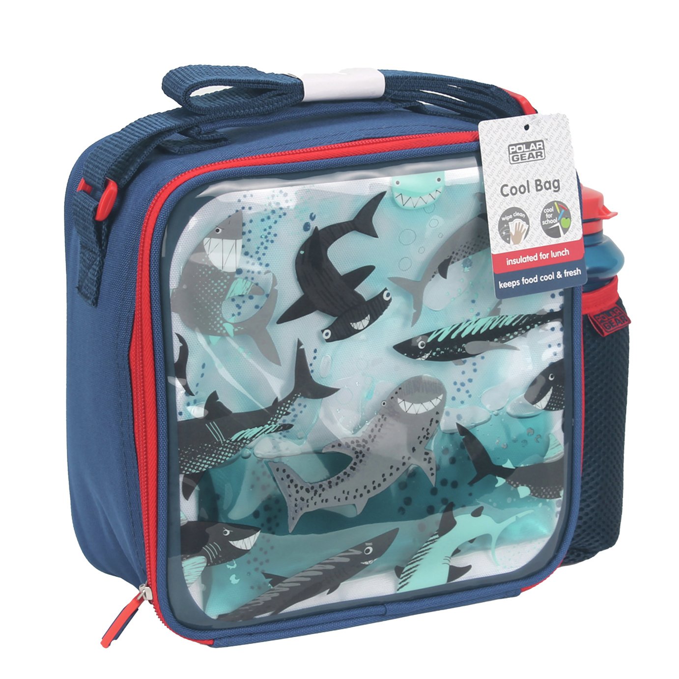 Shark Print Lunch Bag & Bottle Review