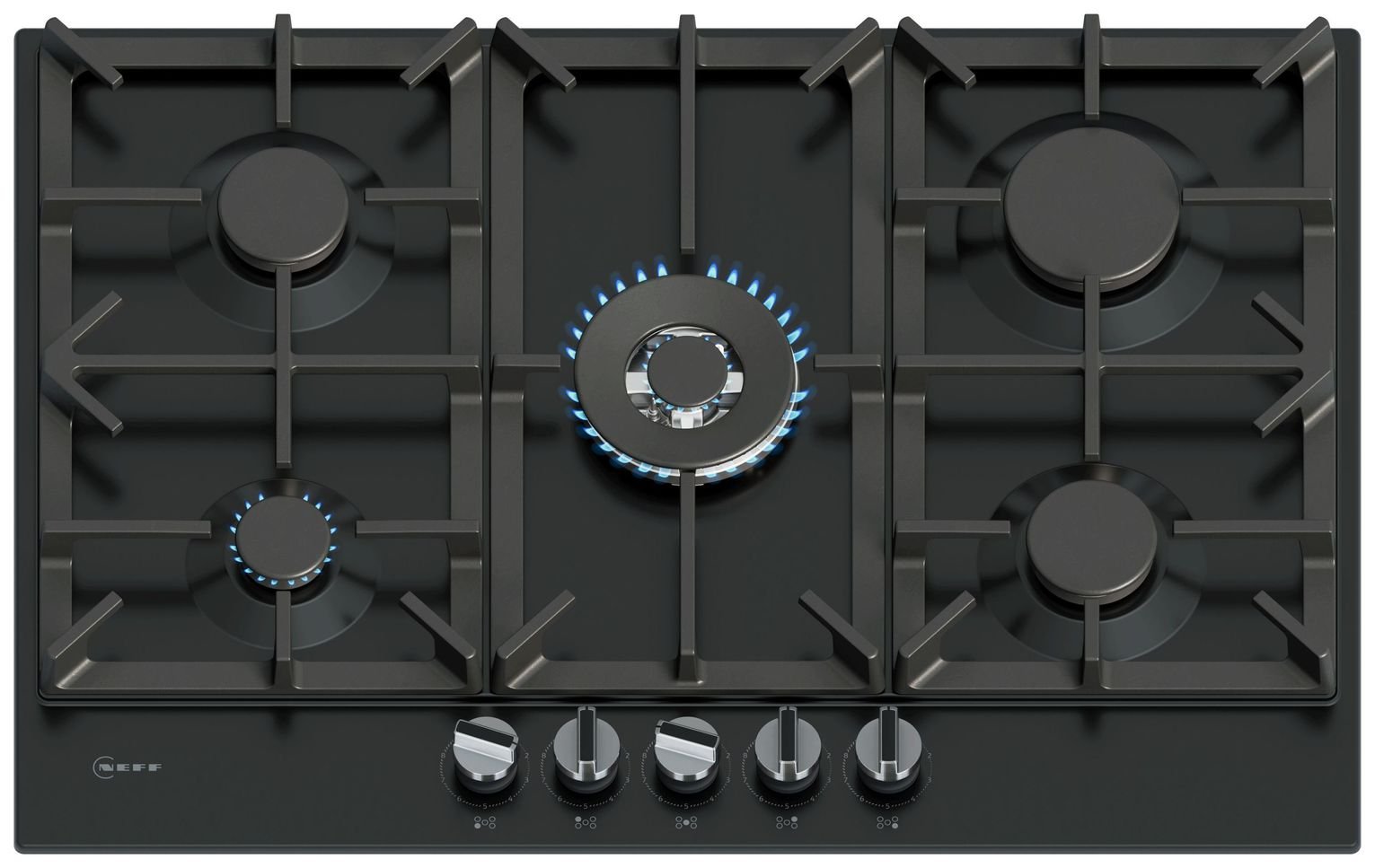 Neff T27CIQ8S0 75cm Gas Hob - Black