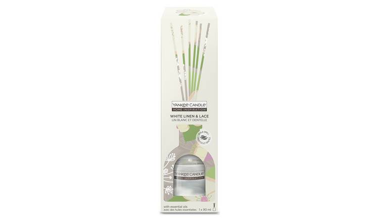 Yankee Home Inspiration Reed Diffuser - White Linen and Lace