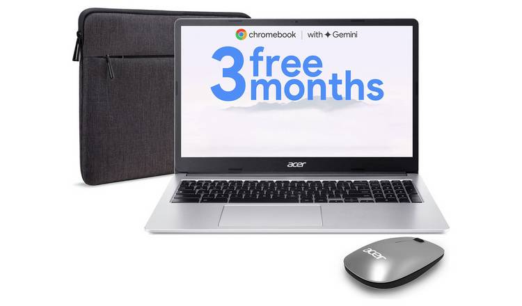 Acer 315 15.6in Celeron 4GB 128GB Chromebook - Silver