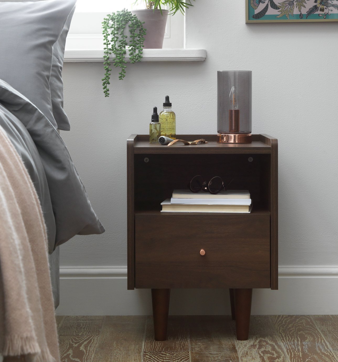 Argos Home Lola 1 Drawer Bedside Table Review