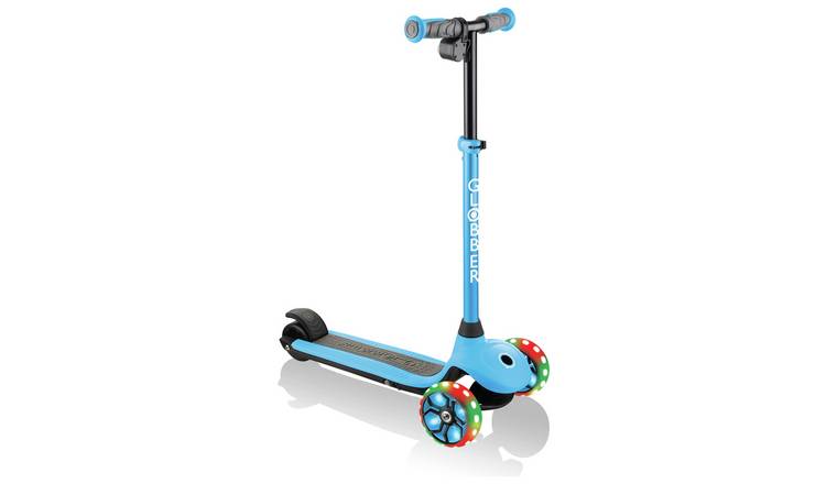 Globber E-Motion 4 Plus Kids Electric Scooter - Sky Blue