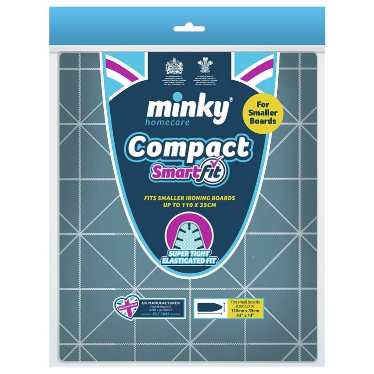 Minky 110 x 35cm Smart Fit Compact Ironing Board Cover 0