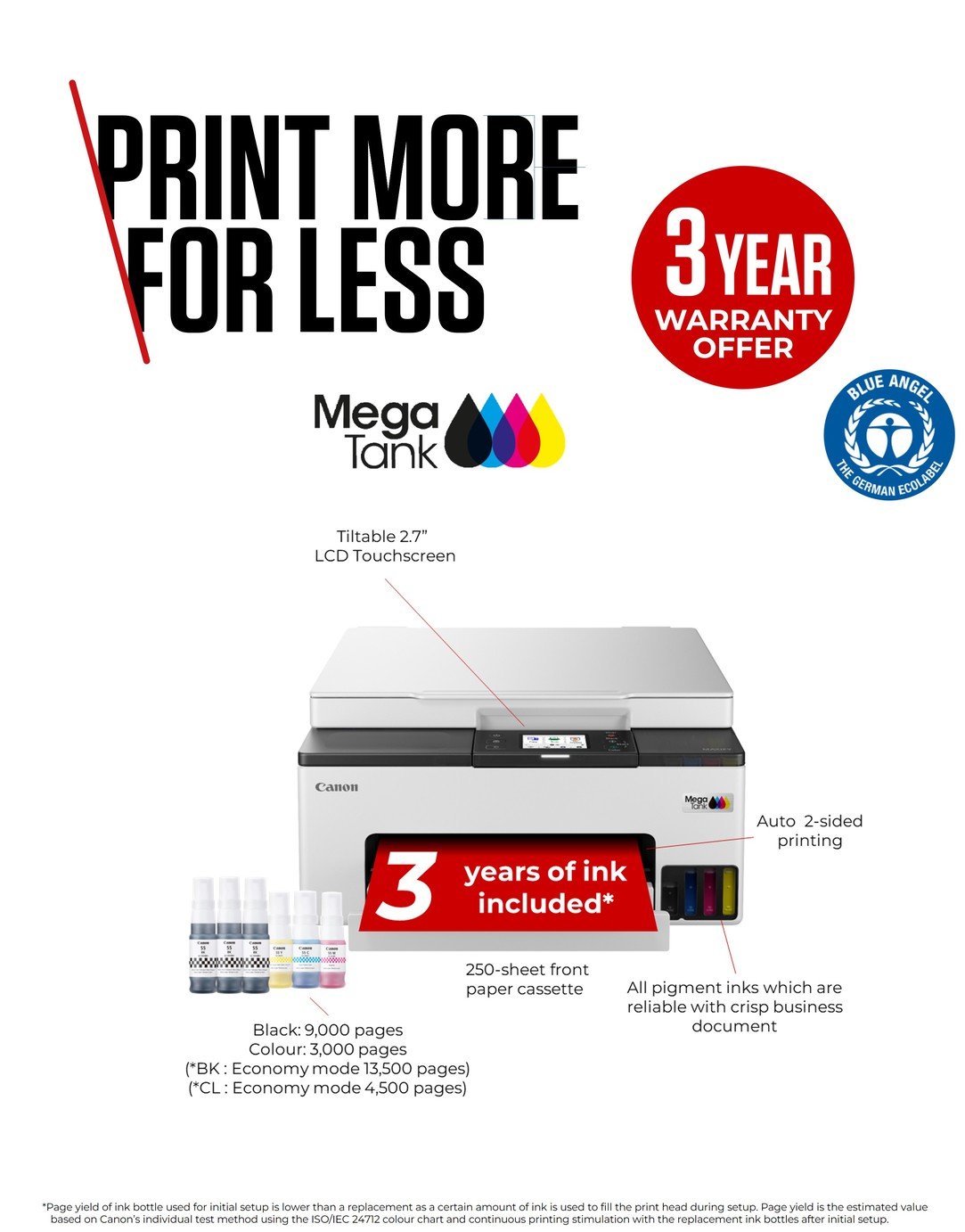 Buy Canon MAXIFY GX1050 3-in-1 Wireless MegaTank Printer