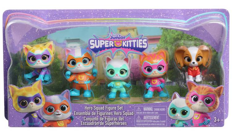 Disney Junior Super Kitties Hero Squad Figure Set