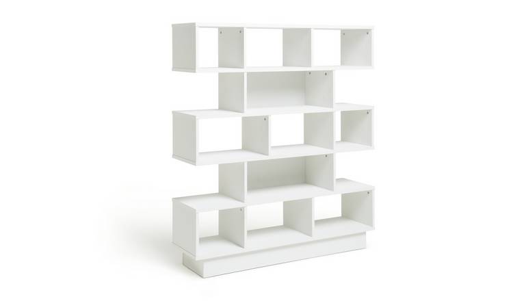 Argos Home Cubes Wide Shelving Unit - White