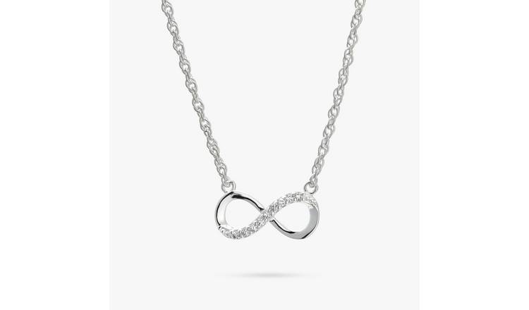 Revere Sterling Silver Infinity Pendant Necklace