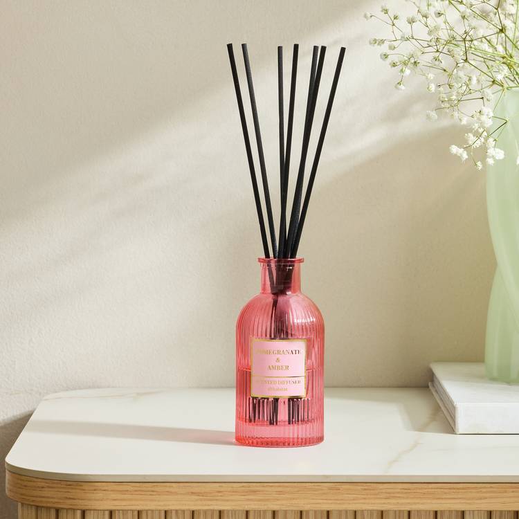 Habitat 90ml Reed Diffuser - Pomegranate & Amber 0