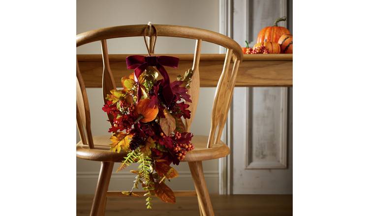 Argos Home Faux Floral Autumn and Halloween Swag