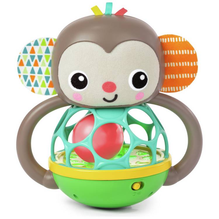 Bright Starts Grab And Giggle Monkey Multi-Sensory Toy 0