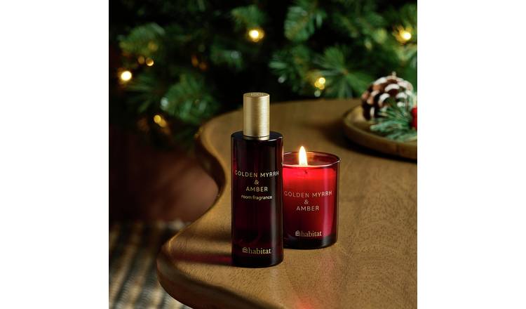 Habitat Golden Myrrh & Amber Star Gift Set - Red