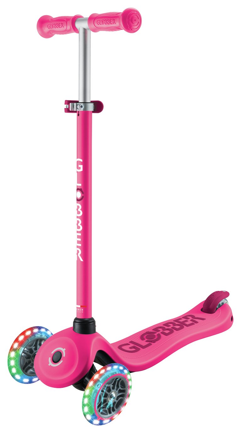 Buy Globber Go Up Sporty Lights 360 - Deep Pink | Kids scooters