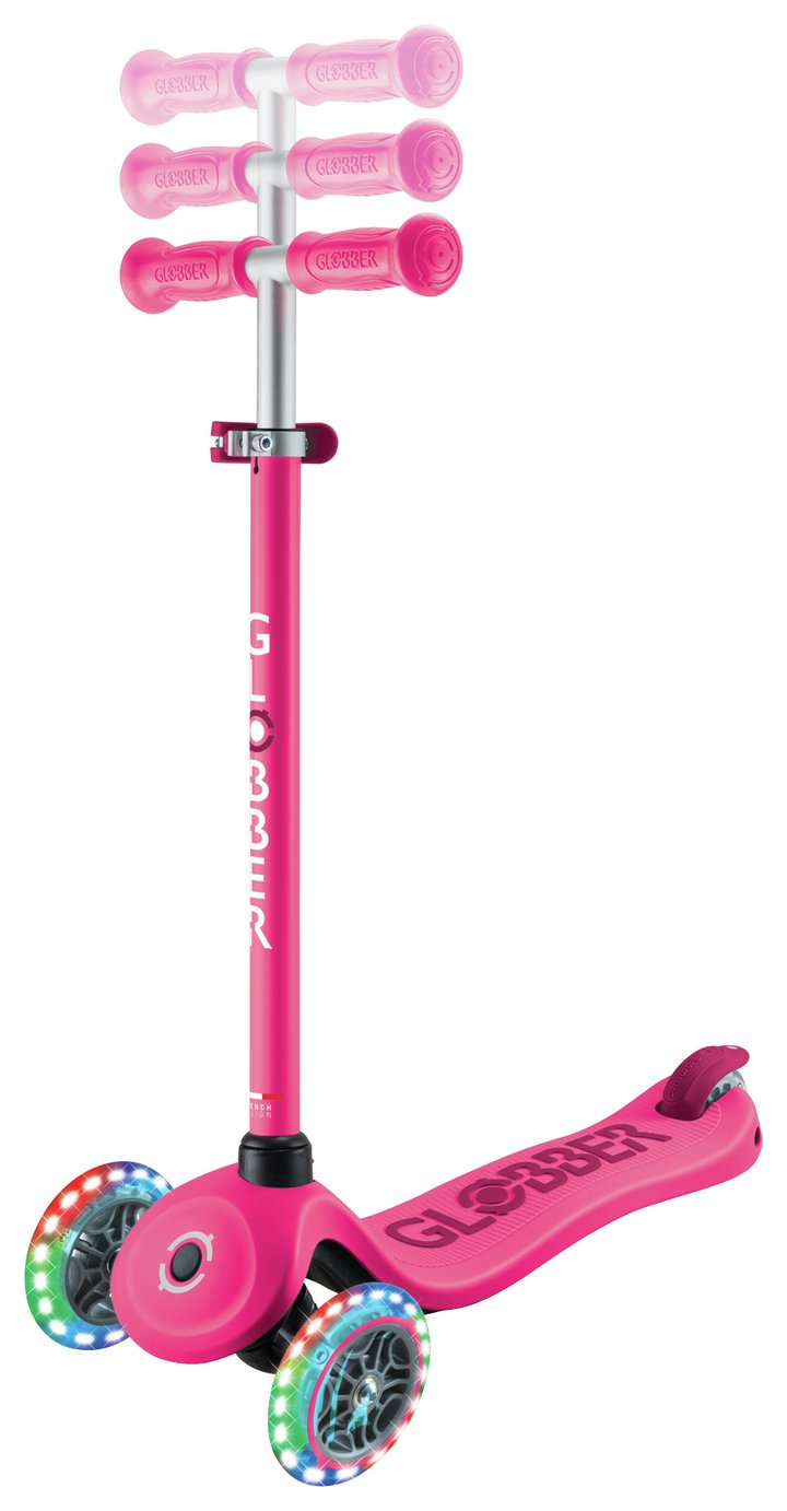 Buy Globber Go Up Sporty Lights 360 - Deep Pink | Kids scooters