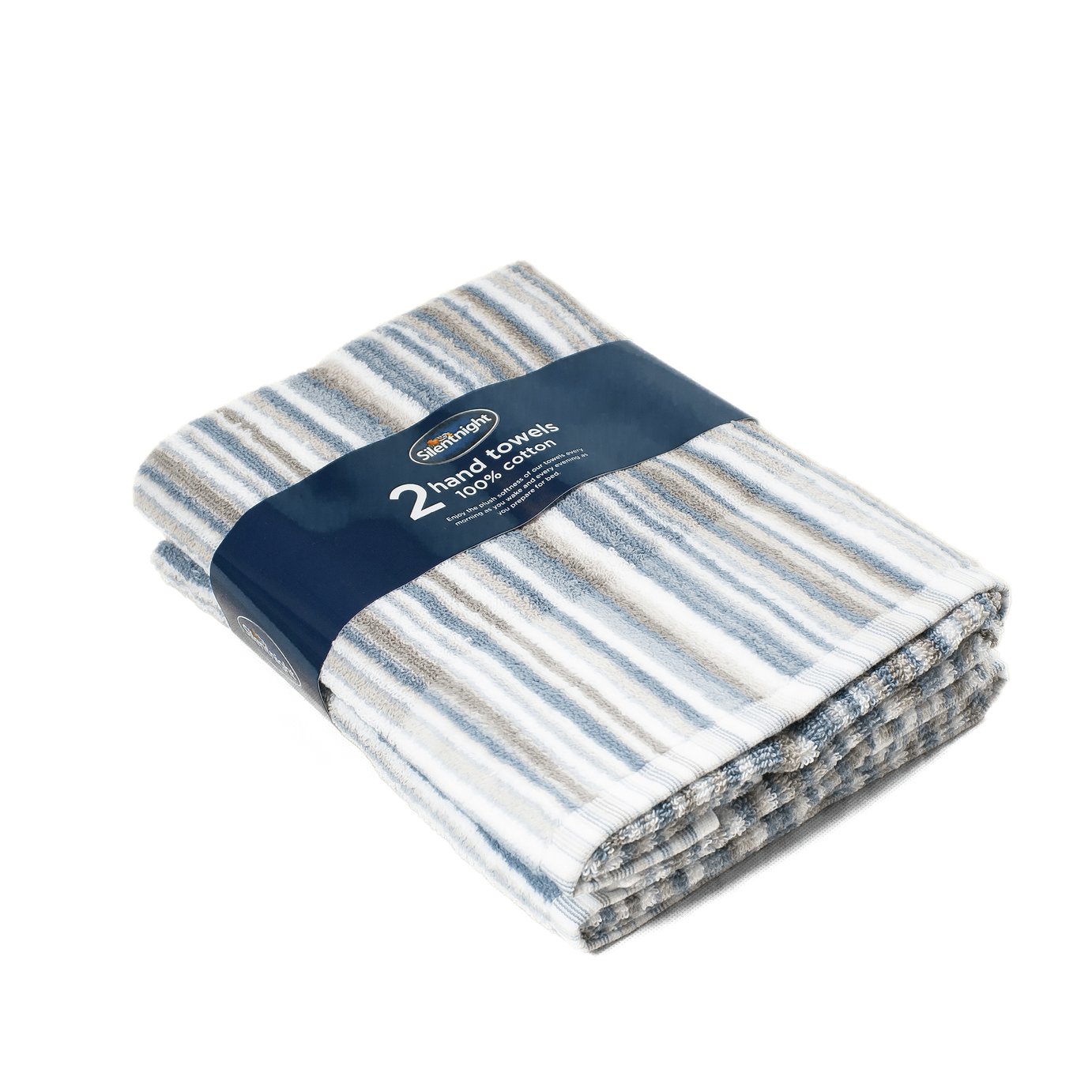 Silentnight Pair of Striped Hand Towels Review