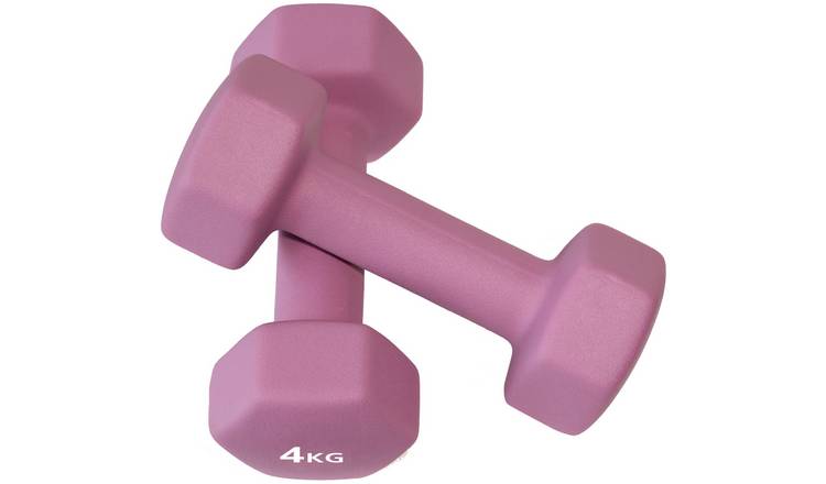 Pro Fitness YD24007 Cast Iron Dumbbells - 2 x 4kg