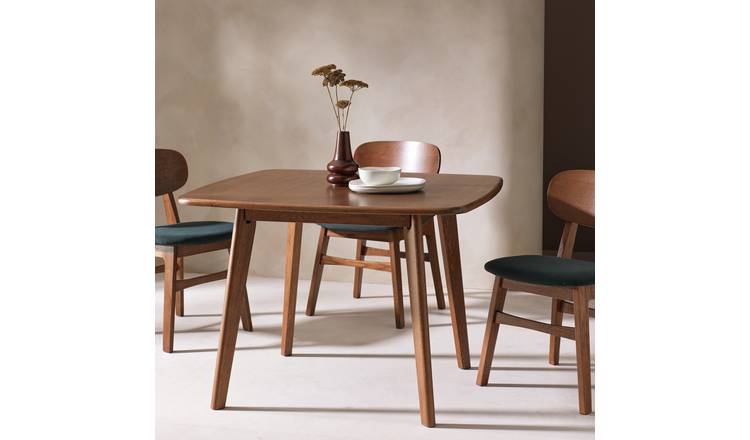 Habitat x Scion Esala Wood Veneer 4 Seater Dining Table