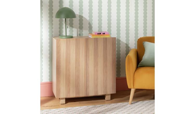 Habitat Cyril 2 Door Small Sideboard - Oak