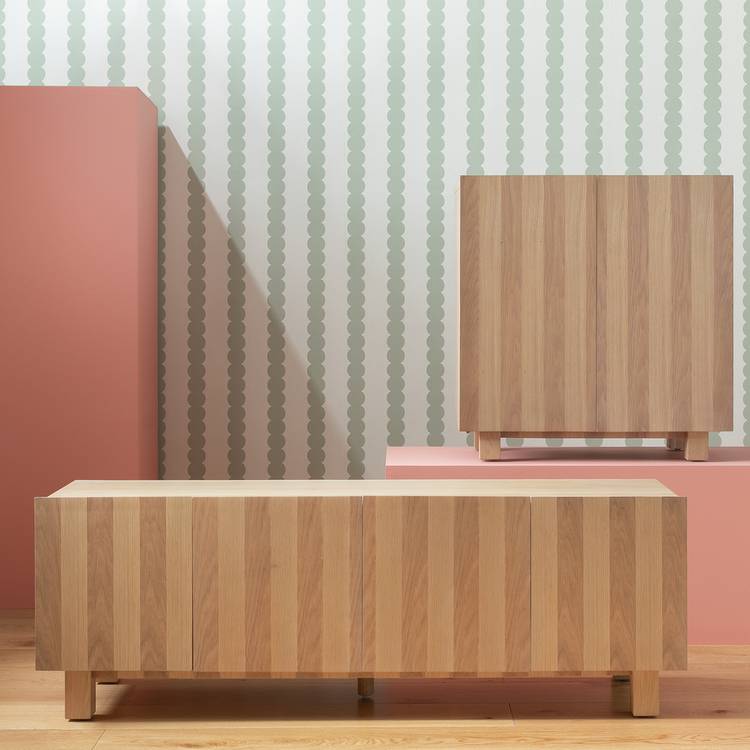 Habitat Cyril 2 Door Small Sideboard - Oak 0