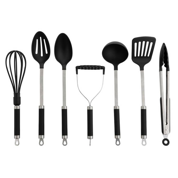 Argos Home 8 Piece Stainless Steel Utensil Set 0