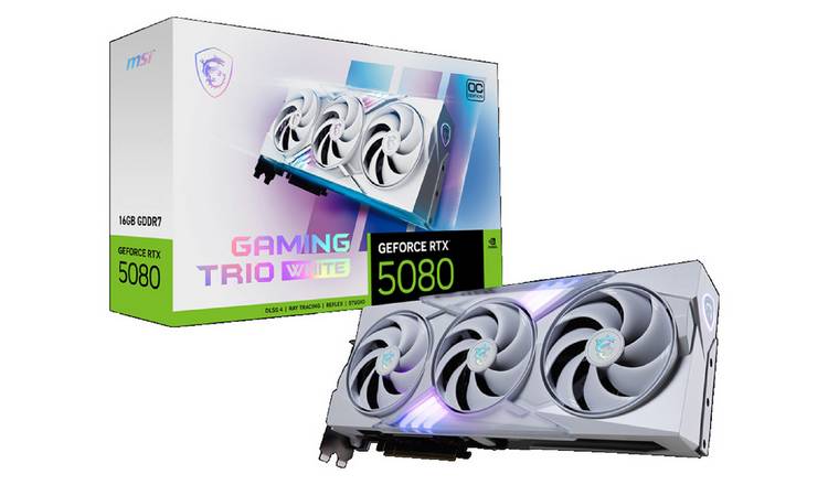 MSI Nvidia GeForce RTX 5080 Gaming Trio OC 16GB Graphic Card