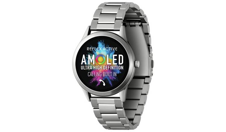 Reflex Active Series 31 Silver Bracelet Calling Smart Watch