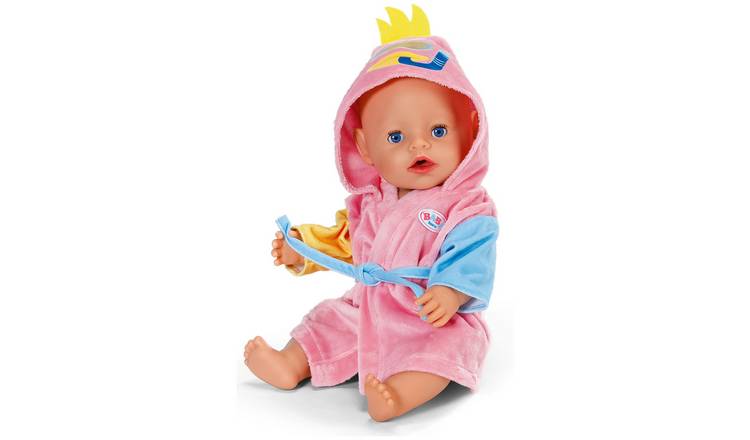 Baby Born 43cm Doll Bath Bathrobe 
