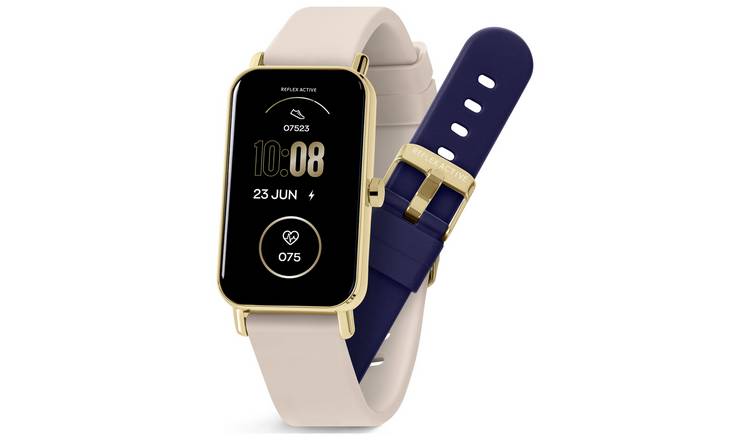 Reflex Active Series 53 Beige Smart Watch & Strap Set