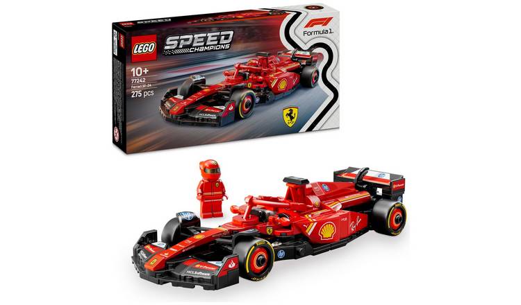 LEGO Speed Champions Ferrari SF-24 F1 Race Car Toy 77242