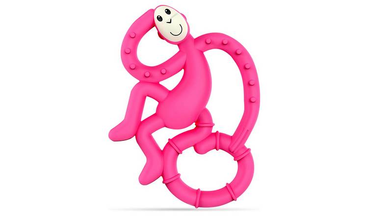 Matchstick Monkey Mini Monkey Teether - Pink
