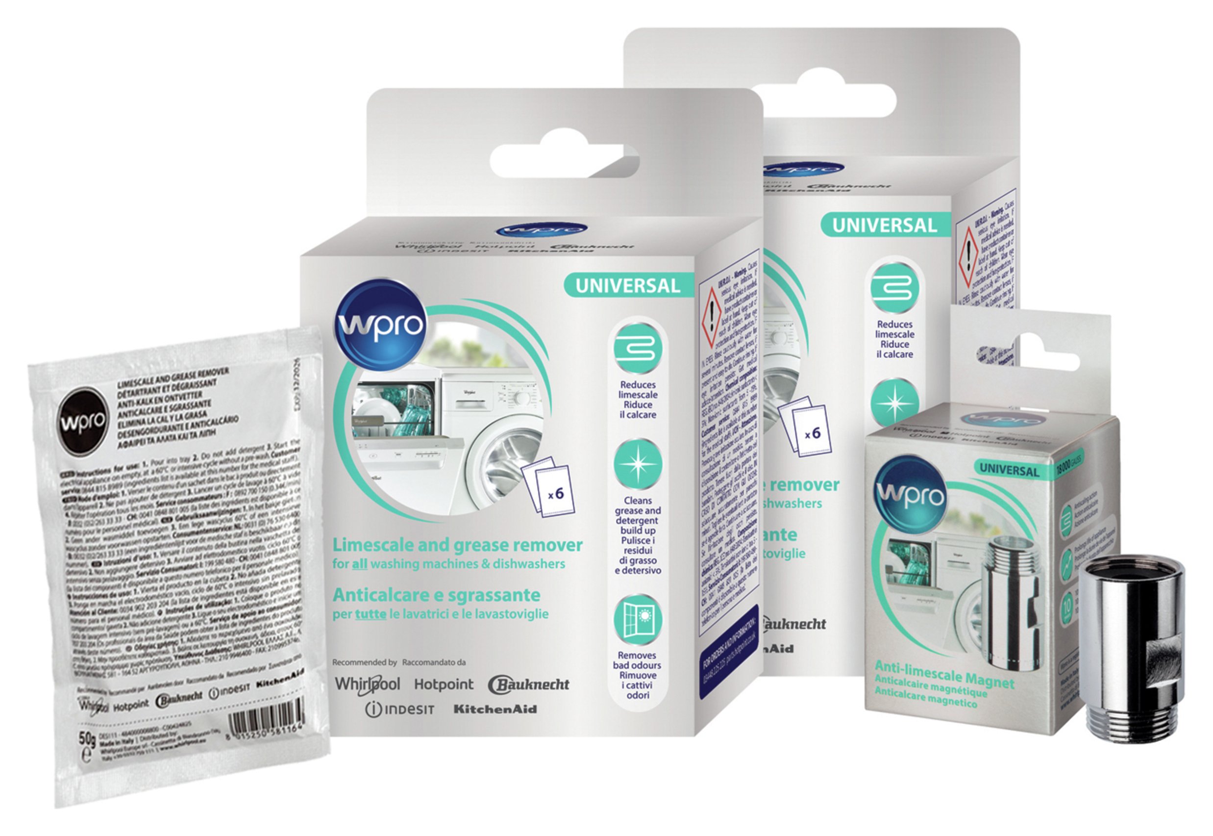 Wpro Universal Washing Machine Care Kit