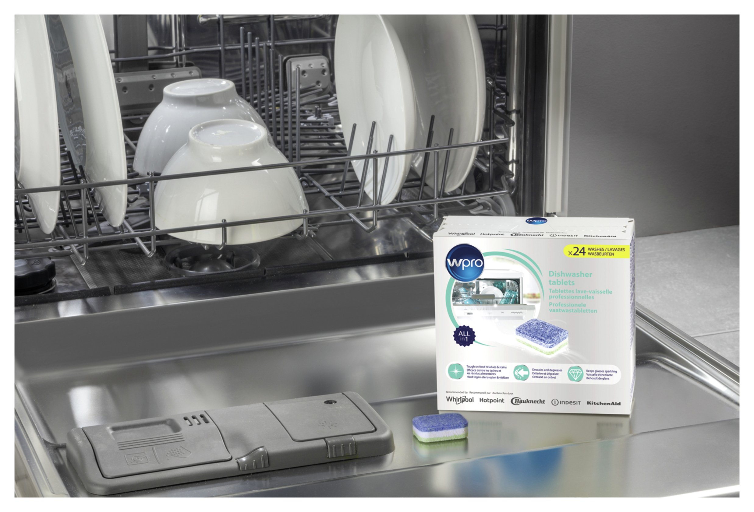 Wpro Dishwasher Tablets - 24 Tablets