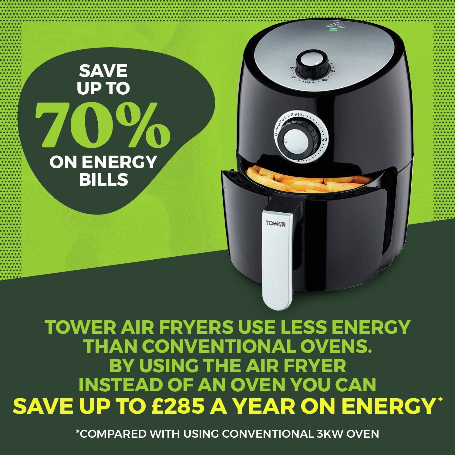 Tower T17023 Compact Air Fryer Reviews