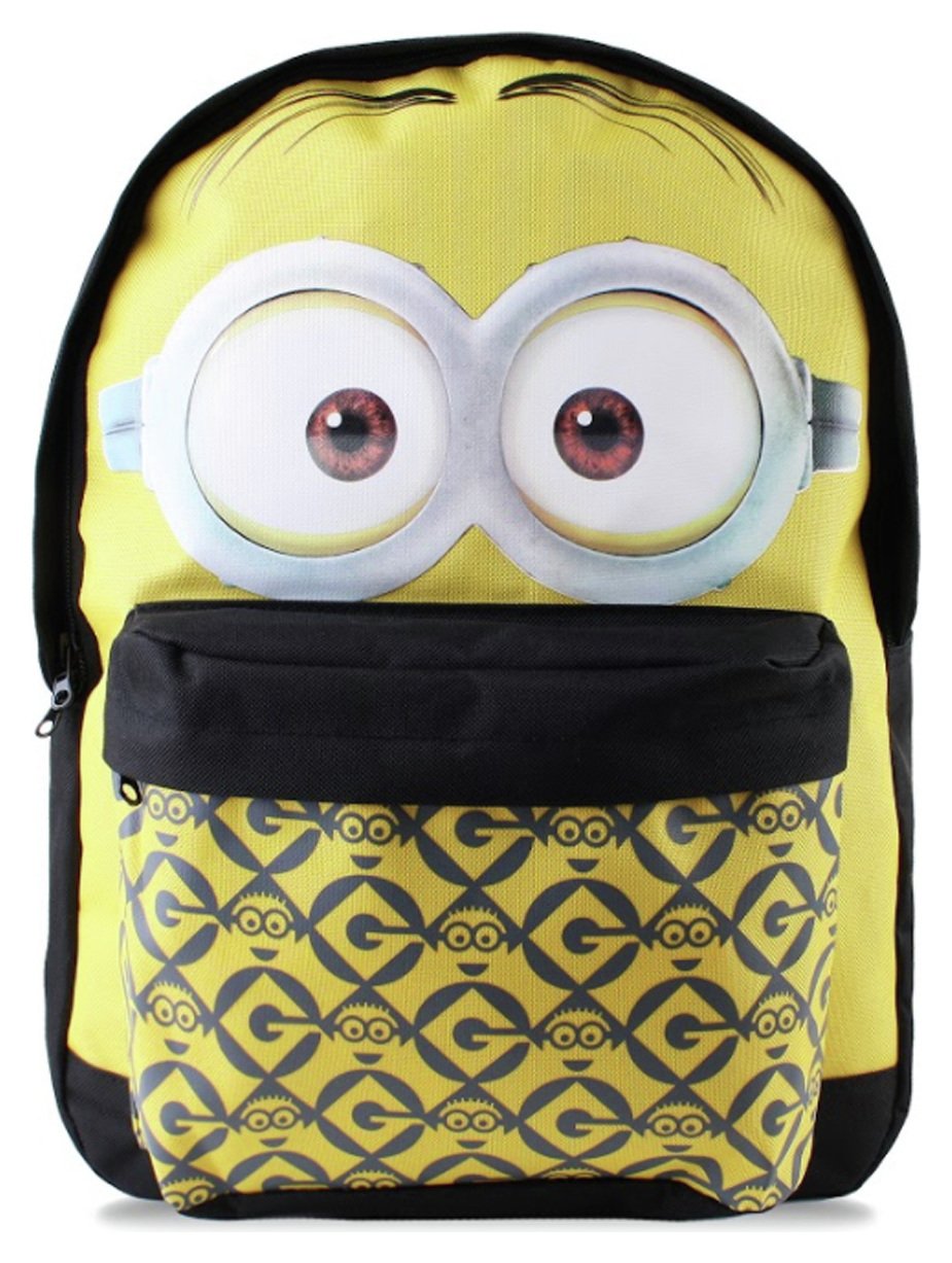 Minions Dave Face Backpack - Yellow