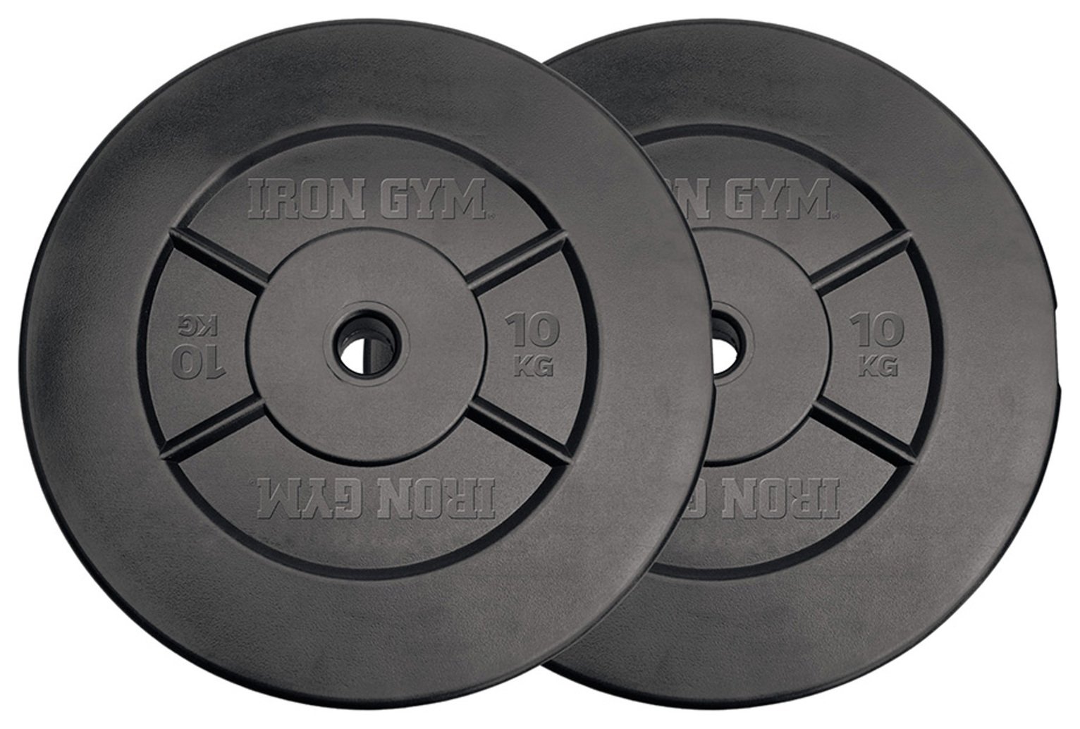 Iron Gym Vinyl Weight Plates - 2 x 10kg