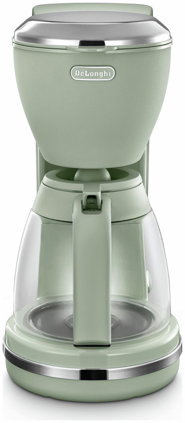 De'Longhi ICMX210GR Argento Flora Coffee Maker - Green