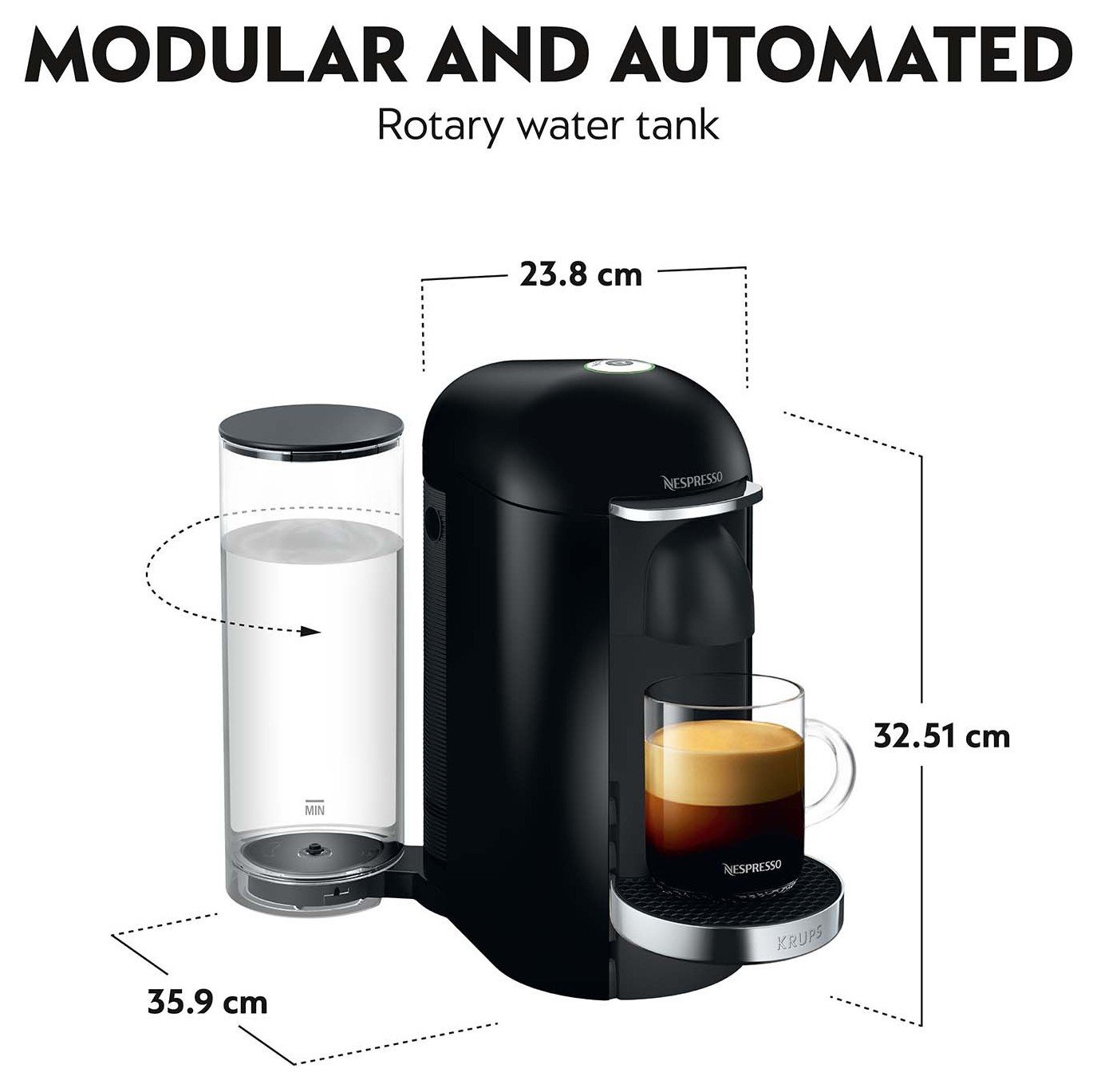 Nespresso by Krups Vertuo Pod Coffee Machine Reviews Updated June 2023