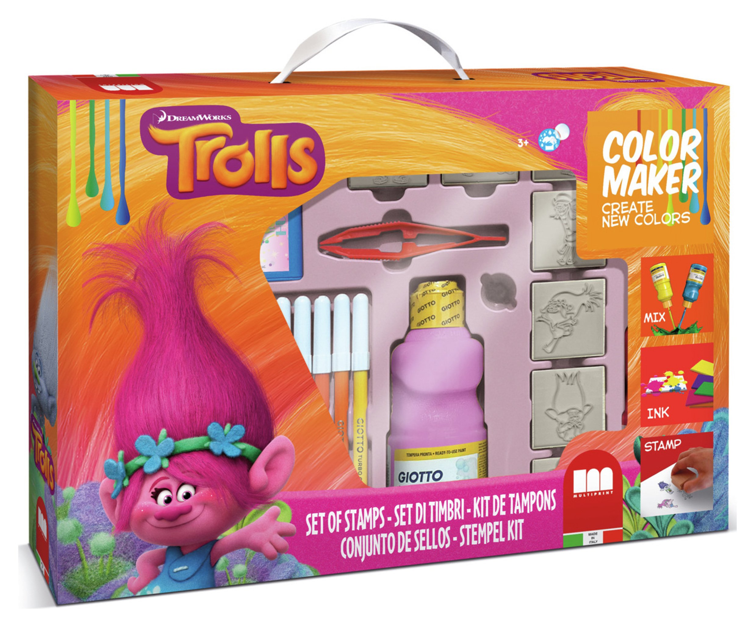 Trolls Colour Maker Ink Stamper Set. review