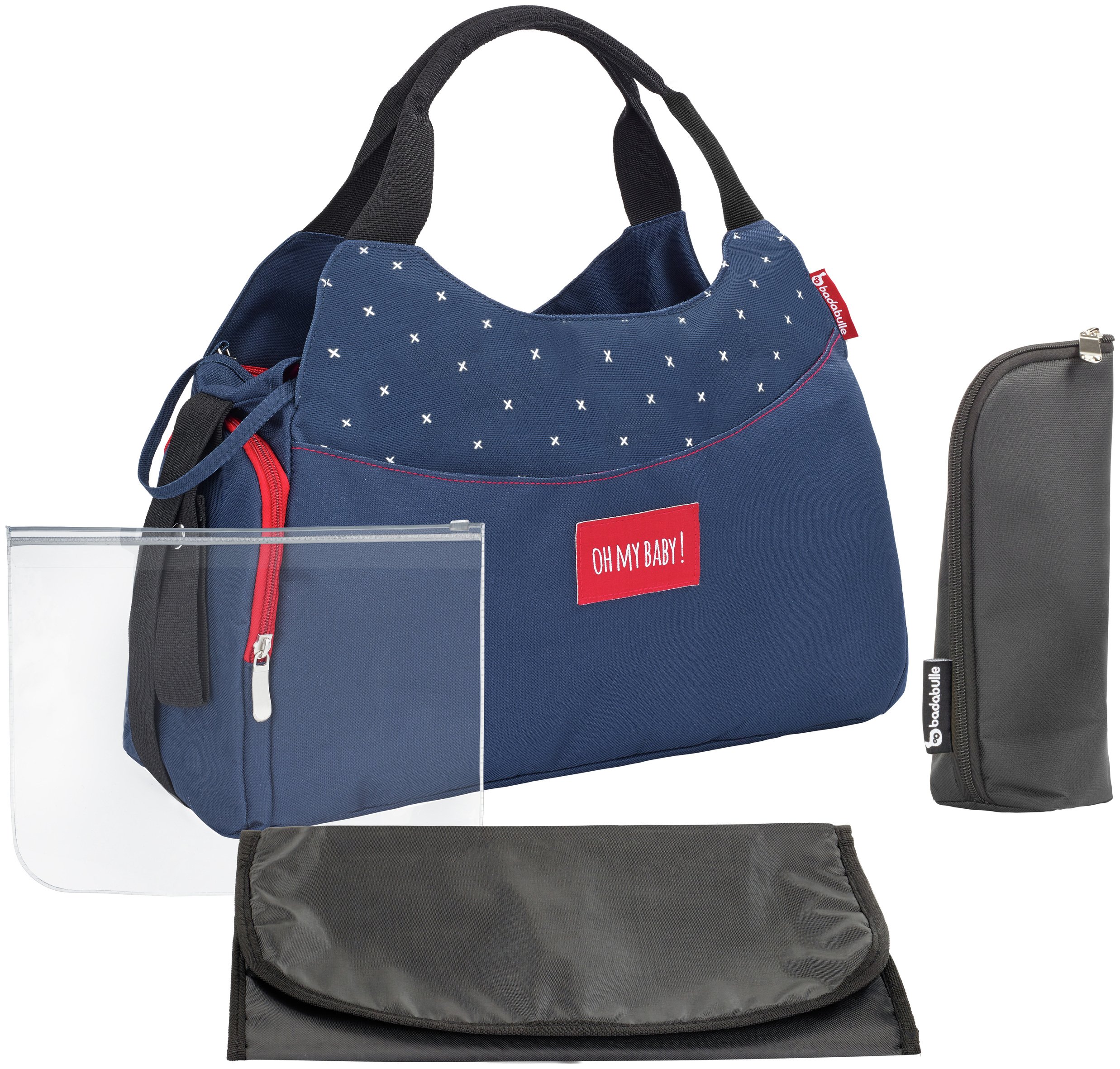 Badabulle Multipocket Changing Bag - Dark Blue