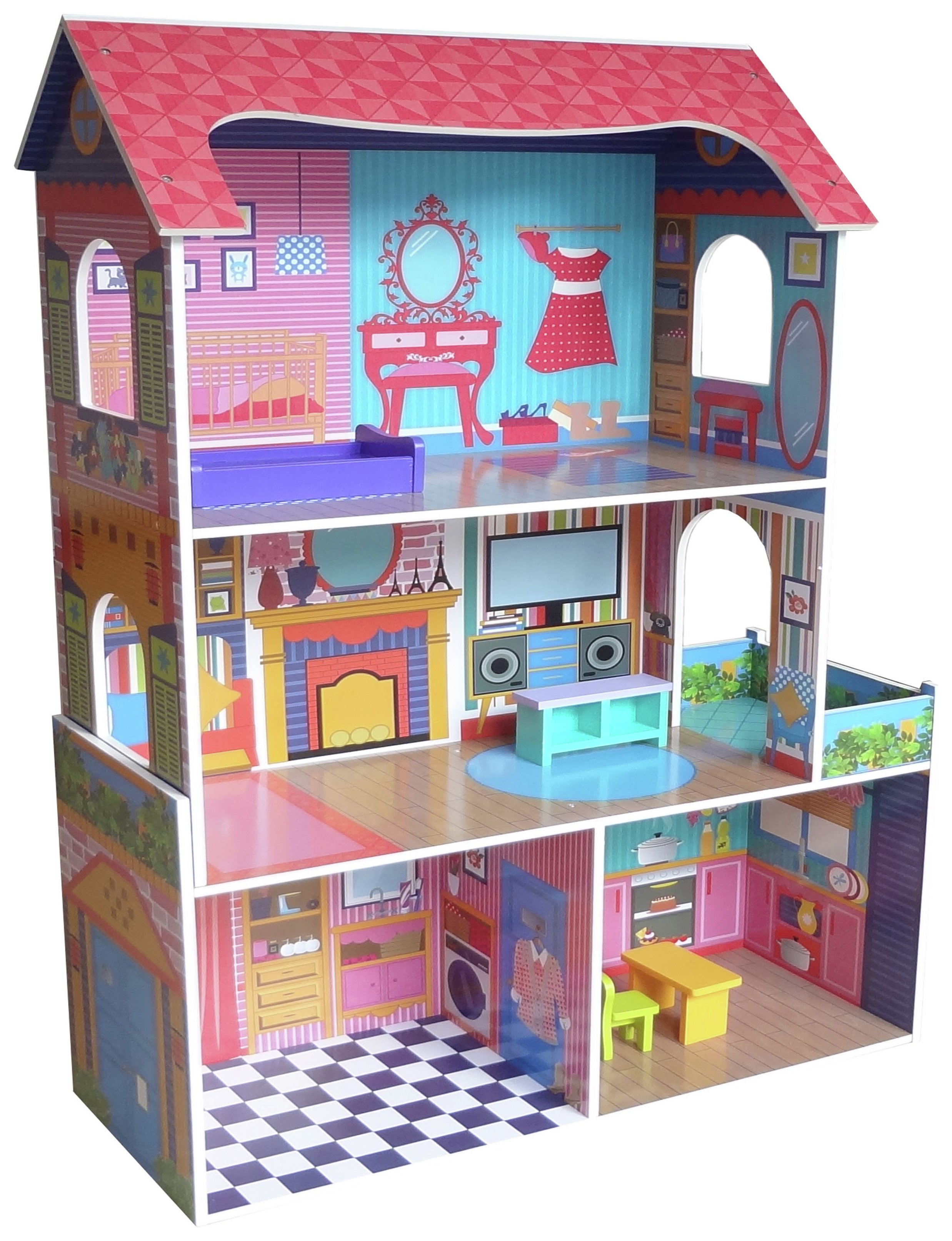 Kiddi Style Supreme Tall Town Dolls House