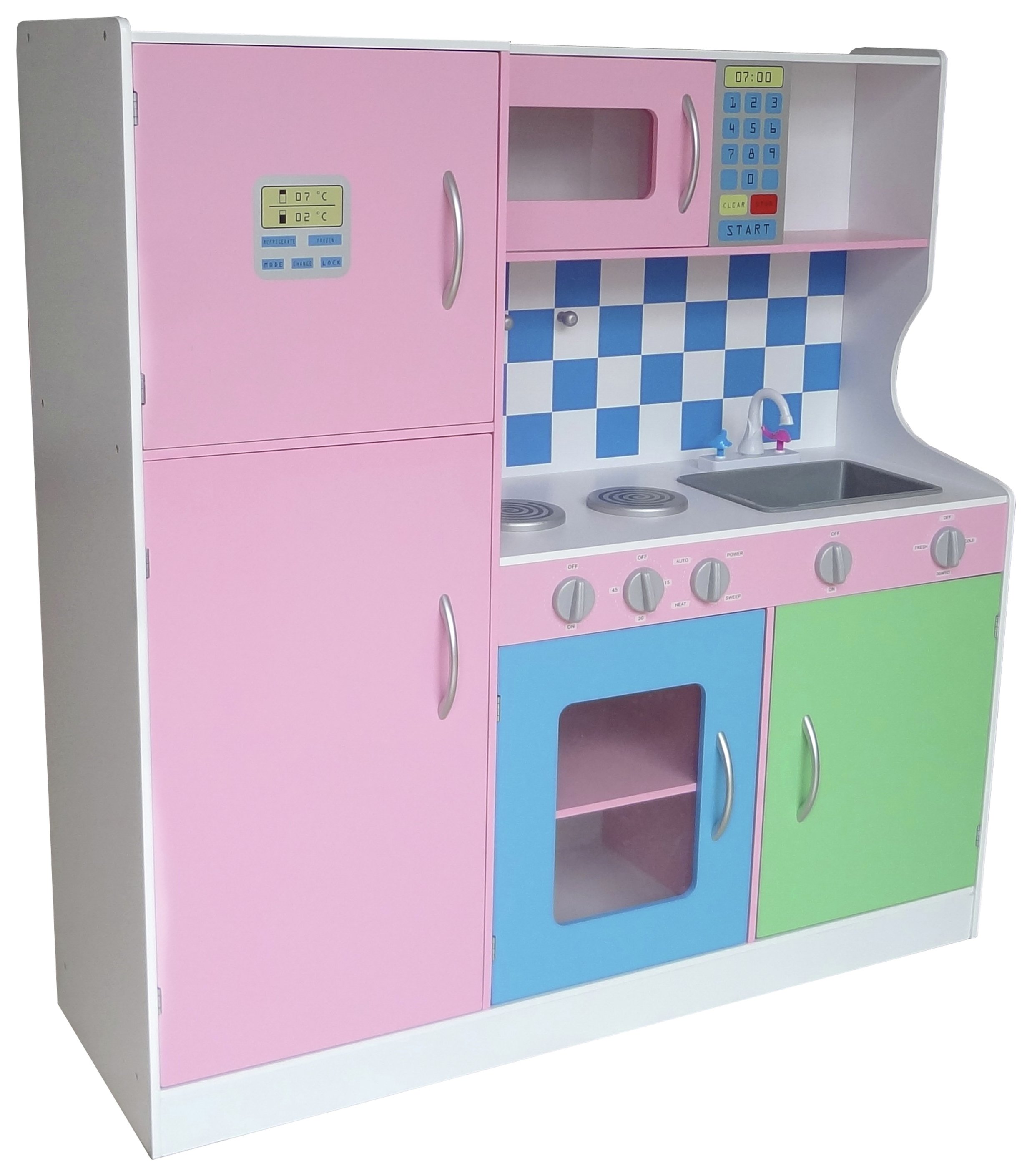 Kiddi Style Kid's Large Pastel Wood Kitchen Supreme