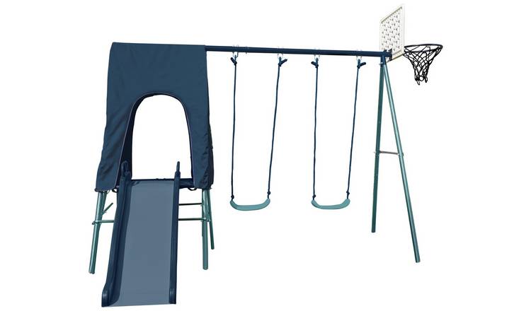 7 station best sale swing set kmart