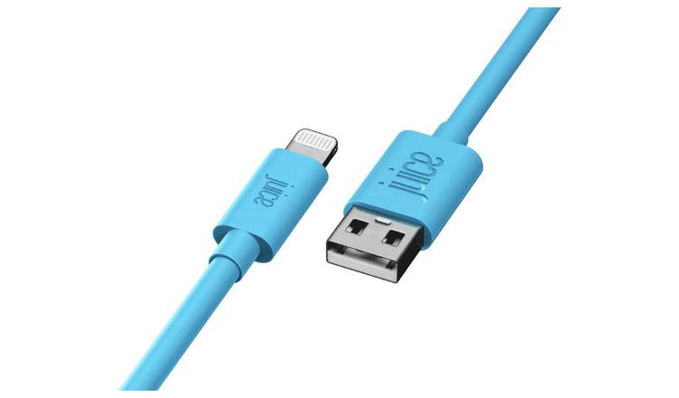 Buy Juice USB to Lightning 2m Charging Cable Aqua iPad and tablet