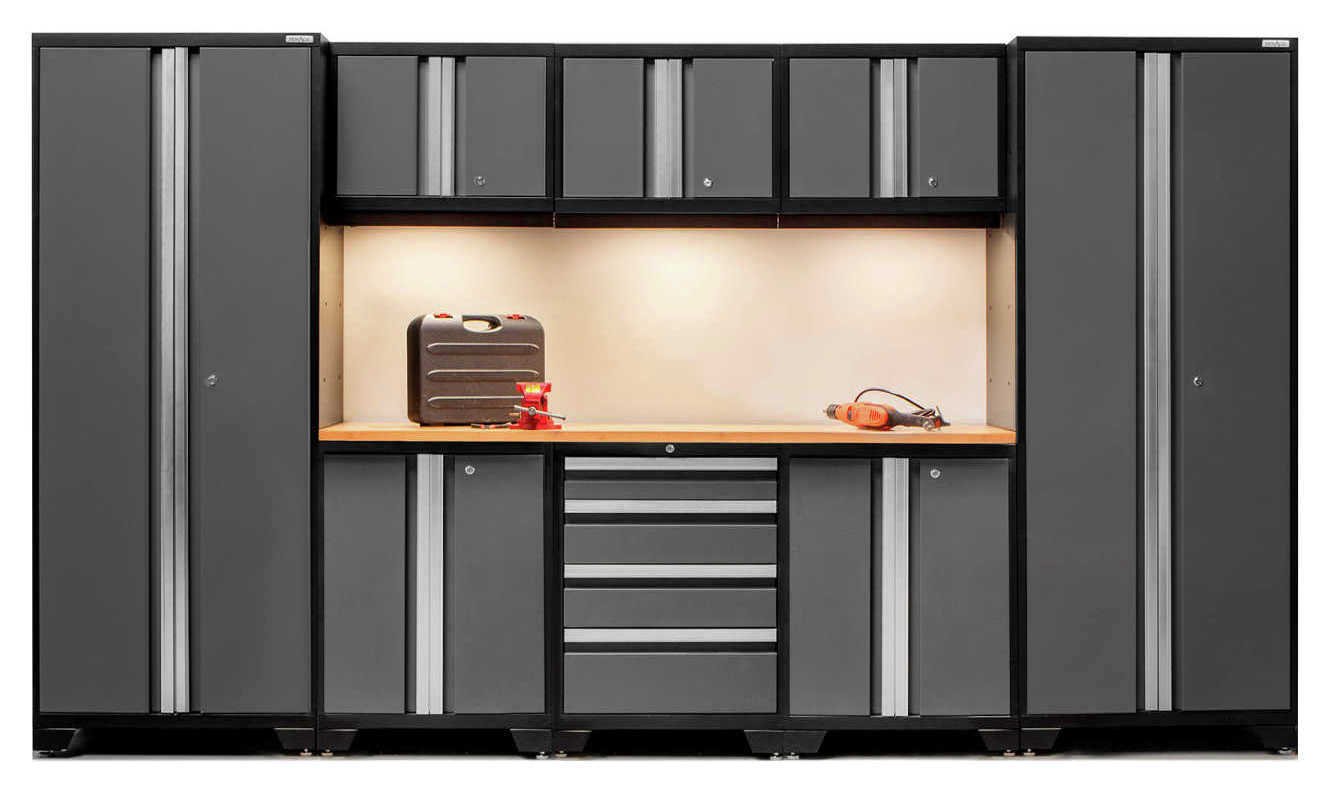 Bold 3.0 Grey 9 piece Garage Cabinet Set