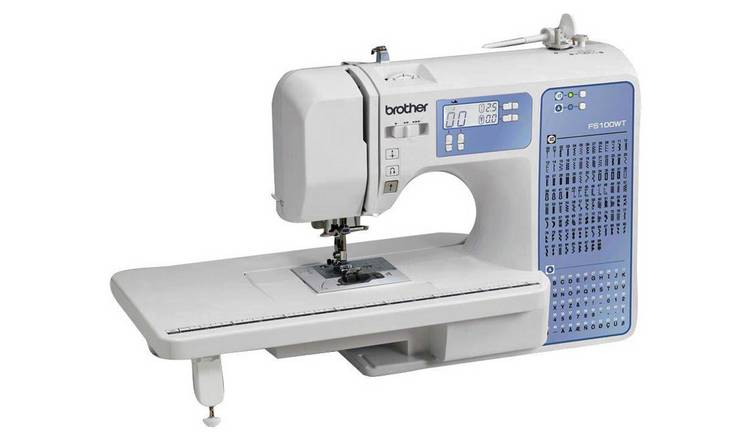 White Brother FS100WT Free Motion Embroidery/Sewing and Quilting Machine 