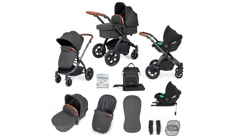 Ickle Bubba Stomp Luxe Travel System - Charcoal