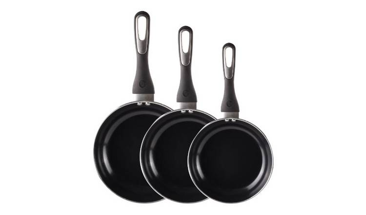 MasterChef 3 Piece Non?Stick Aluminium Frying Pan Set