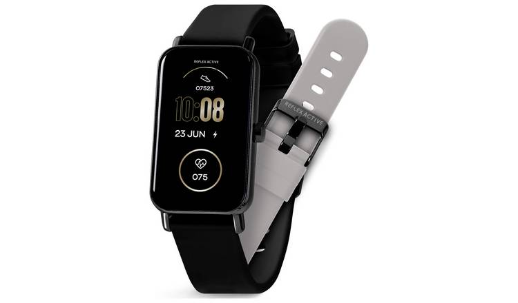 Reflex Active Series 53 Black Smart Watch and Strap Set