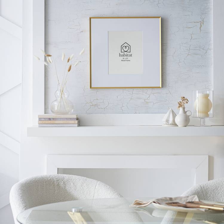 Habitat Gold Effect Metal Picture Frame - 8x10" 0