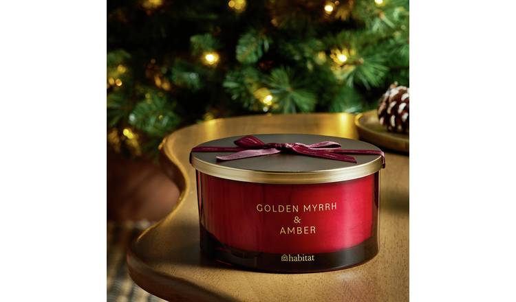 Habitat XL Multi Wick Candle - Golden Myrrh & Amber